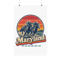 Maryland Thoroughbred Horse Race Poster