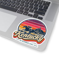 Kentucky Retro Sunset Sticker