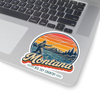 Montana Fly Fishing River Sticker