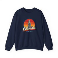 Columbus Retro Sunset Sweatshirt