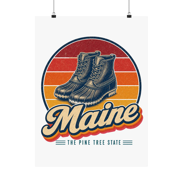 Maine Duck Boots Poster