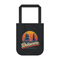 Delaware Retro Sunset Tote Bag