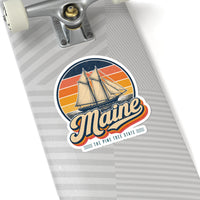 Maine Windjammer Schooner Sticker