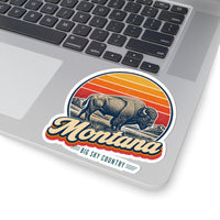 Montana Bison Sticker