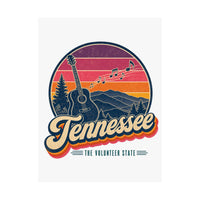 Tennessee Retro Sunset Poster