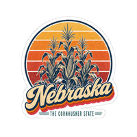 Nebraska Corn Stalks Sticker
