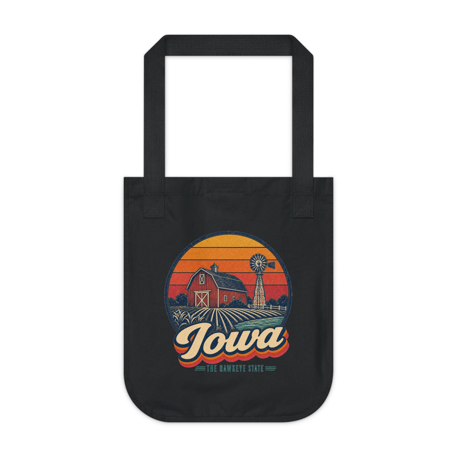 Iowa Red Barn And Windmill Tote Bag