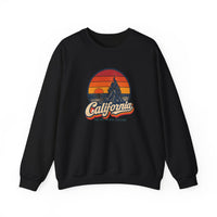 California Beach Sunset Bonfire Sweatshirt