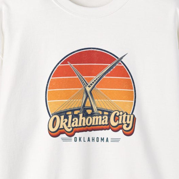Oklahoma City Retro Sunset Sweatshirt