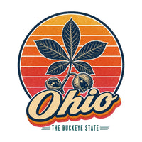 Ohio Buckeye Leaf And Nut Tee