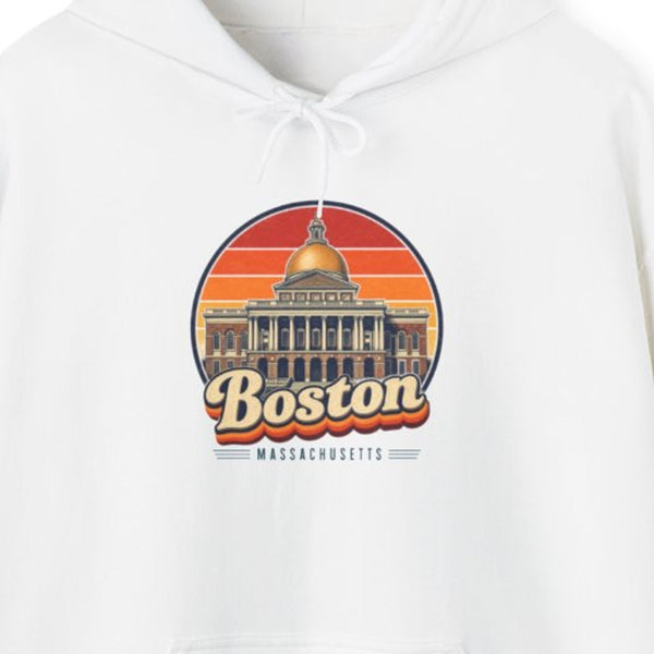 Boston Retro Sunset Hoodie