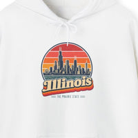 Illinois Chicago Skyline Hoodie
