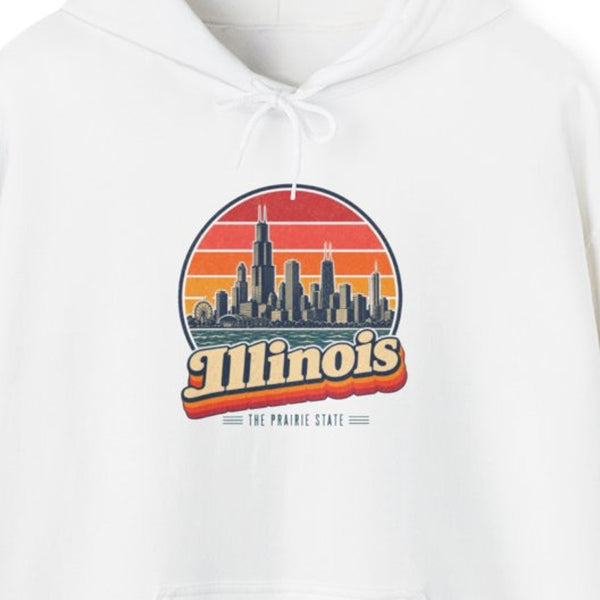 Illinois Chicago Skyline Hoodie