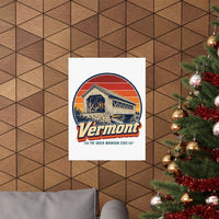 Vermont Covered Bridge Poster