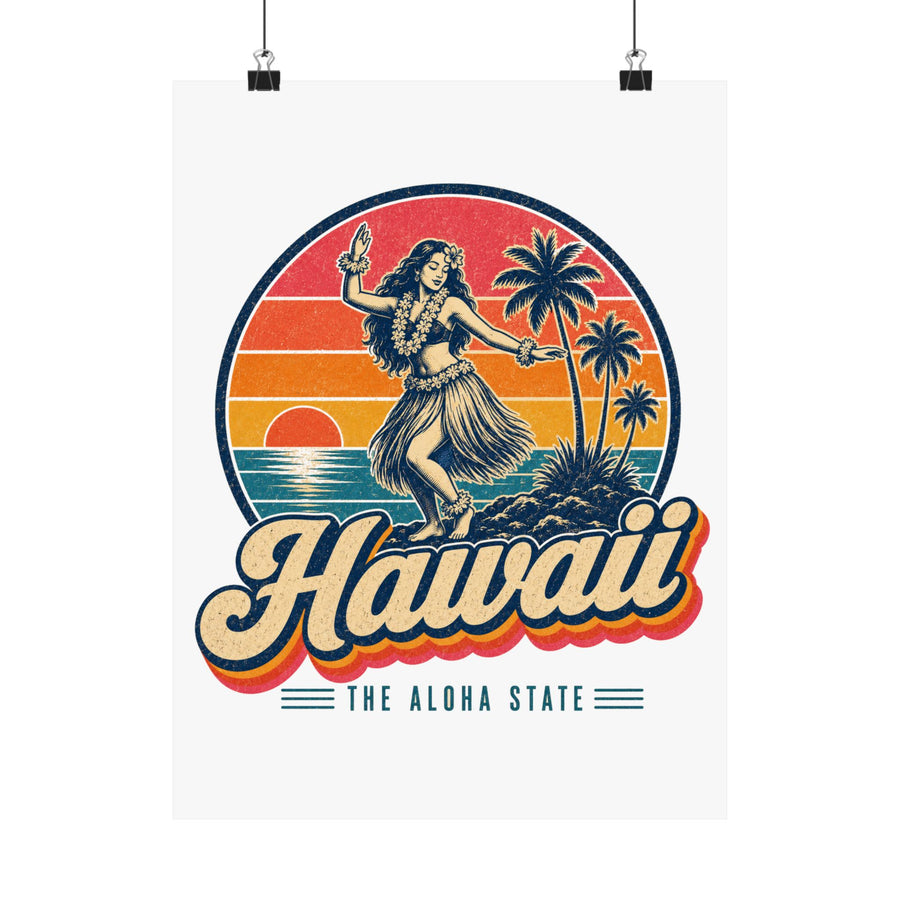Hawaii Hula Dancer Poster