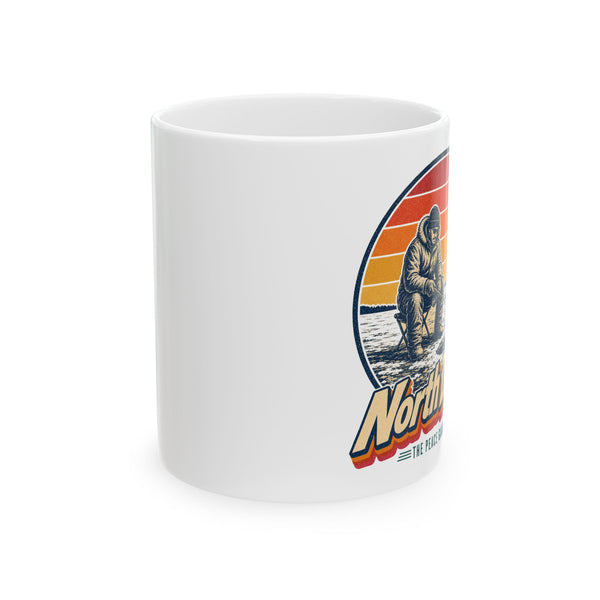North Dakota Ice Fishing Mug