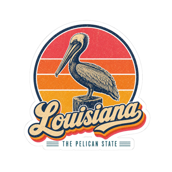Louisiana Brown Pelican Sticker