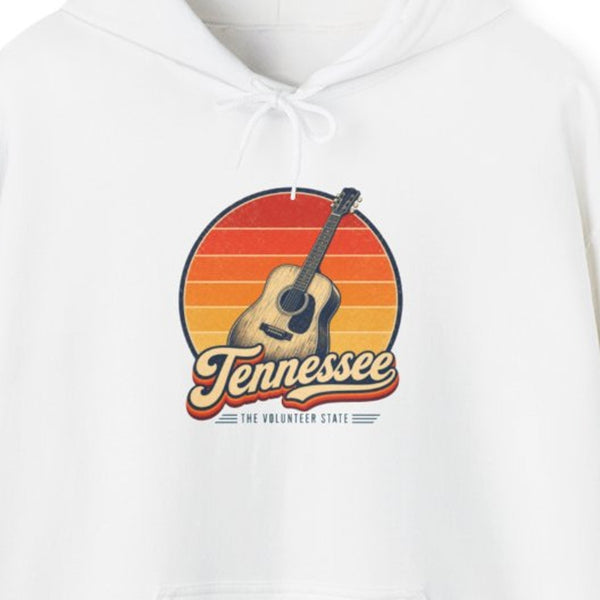 Tennessee Acoustic Guitar Nashville Hoodie