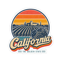 California Wine Country Vineyards Sticker