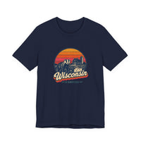 Wisconsin Retro Sunset Tee