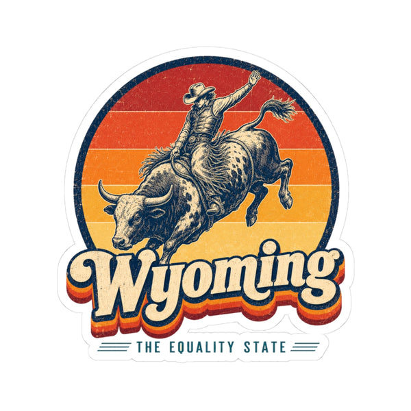 Wyoming Rodeo Sticker