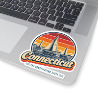 Connecticut Sailboats On The Sound Sticker