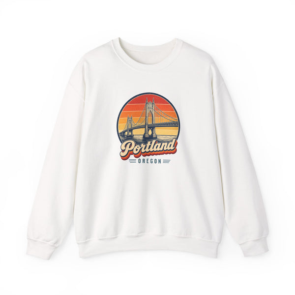 Portland Retro Sunset Sweatshirt
