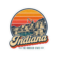 Indiana Limestone Quarry Sticker