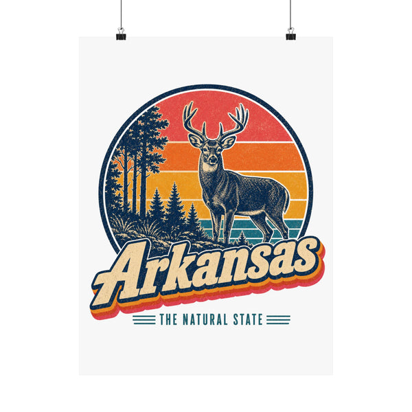 Arkansas White Tailed Deer Poster