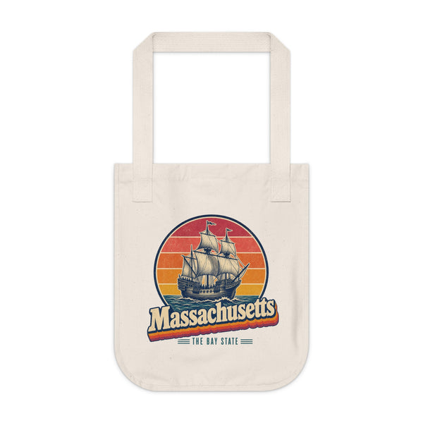 Massachusetts Mayflower Ship Tote Bag