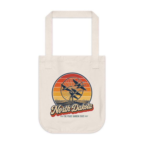 North Dakota Enchanted Highway Geese In Flight Tote Bag