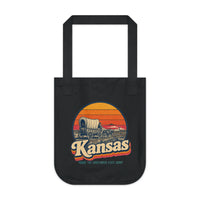 Kansas Santa Fe Trail Wagon Tote Bag