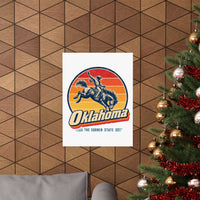 Oklahoma Rodeo Cowboy Poster