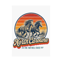 North Carolina Outer Banks Wild Horses Poster