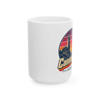 Connecticut Retro Sunset Mug