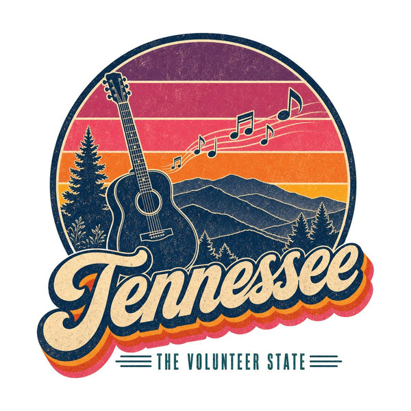 Tennessee Retro Sunset Tee