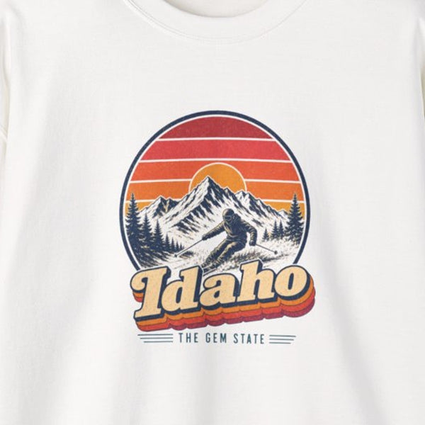 Idaho Sun Valley Skiing Sweatshirt