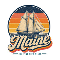Maine Windjammer Schooner Tee