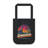 Connecticut Retro Sunset Tote Bag