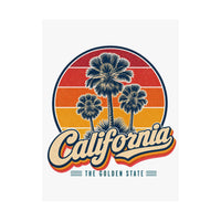 California Palm Trees Poster