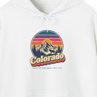 Colorado Retro Sunset Hoodie