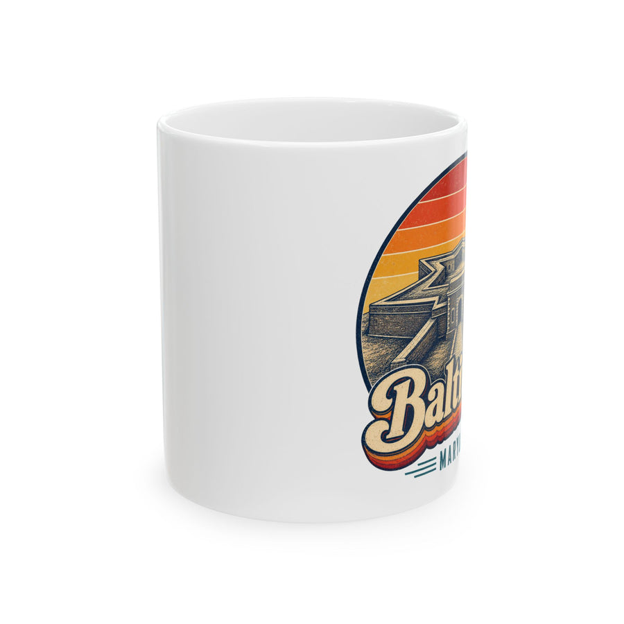 Baltimore Retro Sunset Mug