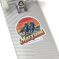 Maryland Thoroughbred Horse Race Sticker