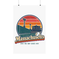 Massachusetts Classic Boston Baseball Poster