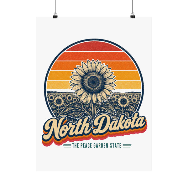 North Dakota Sunflower Fields Poster
