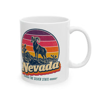 Nevada Retro Sunset Mug