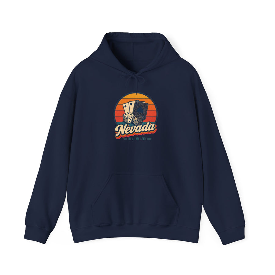 Nevada Dice And Playing Cards Hoodie