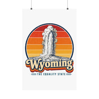 Wyoming Old Faithful Geyser Poster