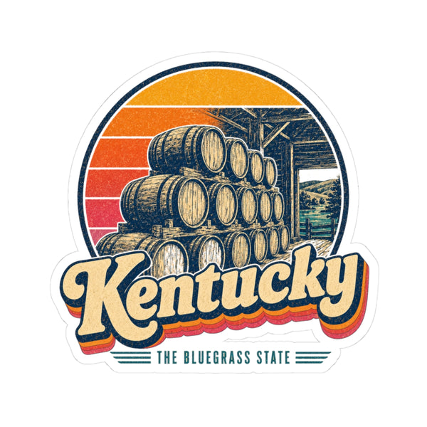 Kentucky Bourbon Barrels Sticker