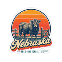 Nebraska Cattle Ranch Sticker